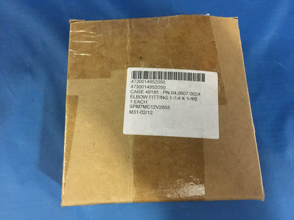 Parker Hannifin Elbow Fitting 1-14 X 1-1/2 NSN:4730-01-495-2050 Model:04.0607.0024