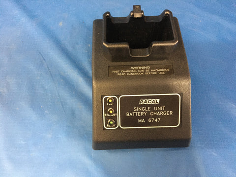 Military RACAL LI-ION Single Battery Charger SS-4100846-501 for AN/PRC-139 NSN:6130-01-370-4143
