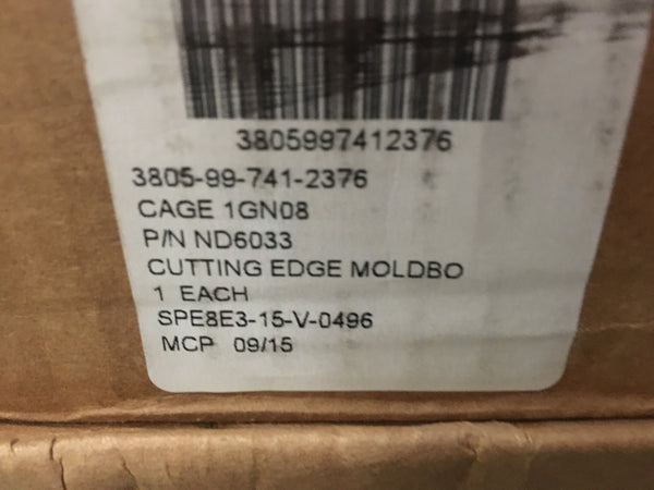 NOS Cutting Edge MoldBO NSN:3805-99-741-2376 P/N:ND6033