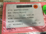 Northrop Grumman Systems Permanent Magnet Loudspeaker NSN:5965-01-382-3222 P/N:A3206080