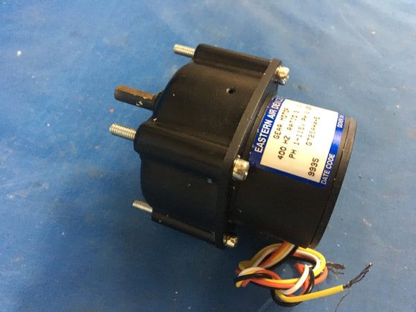 Eastern Air Devices Gear Motor 400 HZ, Ratio 90T01 P/N:GT25AHX-5 NSN:6105-00-274-5059