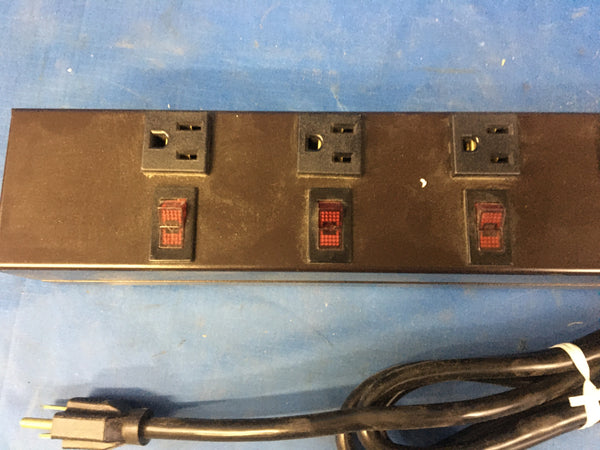 A.T.C 5001-6  6 Outlet Industrial Grade Power Strip w/ Heavy Duty Extension Cord