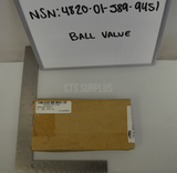 Ball Valve Model: 14-00204-04 NSN: 4820-01-589-9451