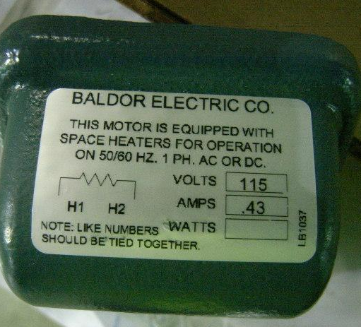 4 HP 460V/3/60Hz Baldor Reliance Super Duty Motor P/N: 500850-048